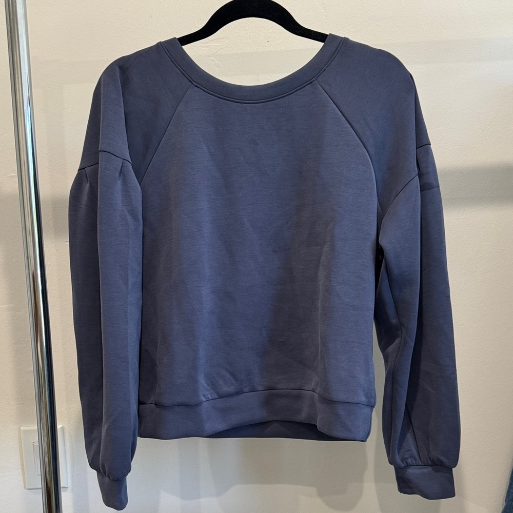 Women's Relaxed Crewneck Sweatshirt - Slate Blue
